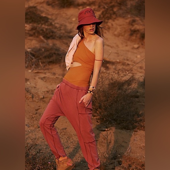 Free People Transcend Limits Onesie orange size M - Picture 2 of 5